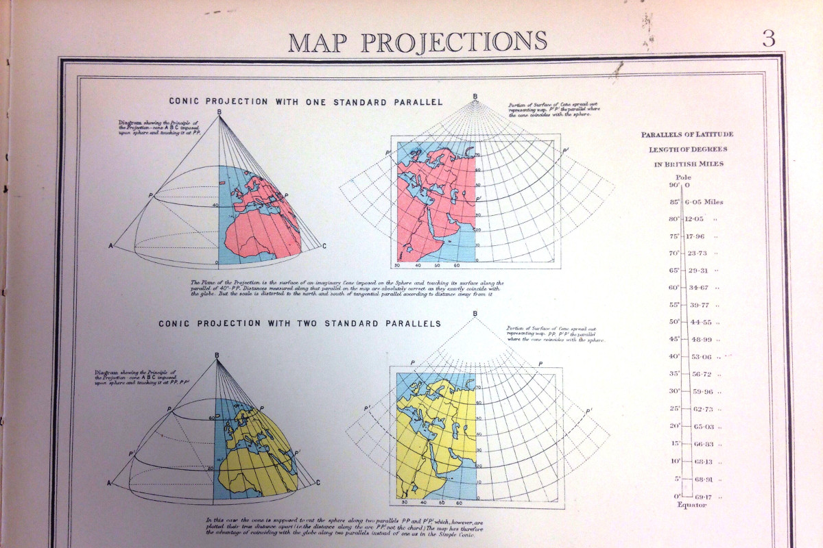 conic map projection